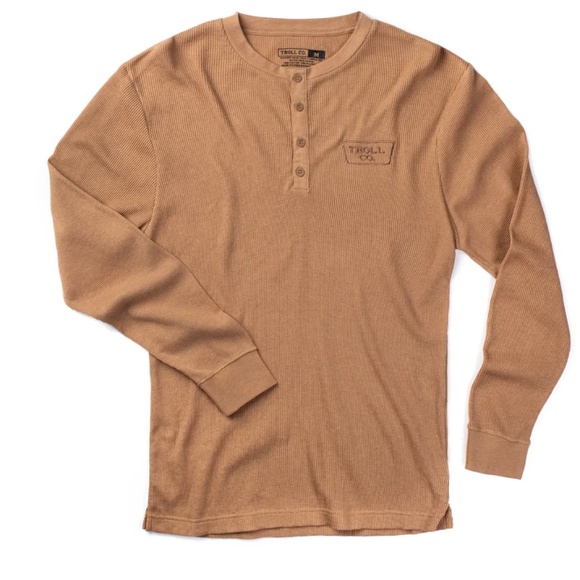 Troll Co IRONMAN KNIT HENLEY Mens - Picture 1 of 1